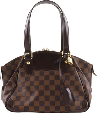 Louis Vuitton Brown Damier Canvas Tote Bag (Pre-Owned)