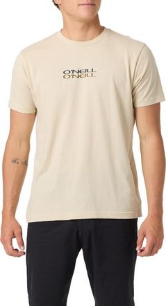O'Neill Triple Stack Graphic T-Shirt in Light Khaki at Nordstrom, Size Large