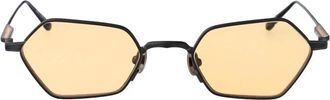 Matsuda Stijlvolle Zonnebril - Dames - Zonnebrillen - Zwart - 49 MM - Accessoires