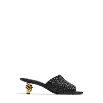 Bottega Veneta Sandalo - Dames - Muiltjes - Zwart - 36 EU - Schoenen