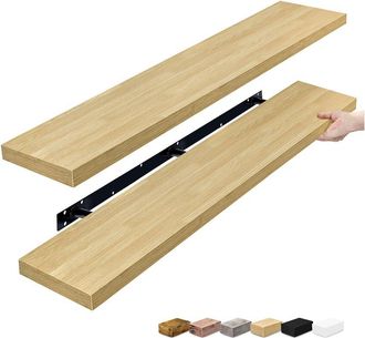 Sorbus Pack Of Two 55In Xl Floating Shelves