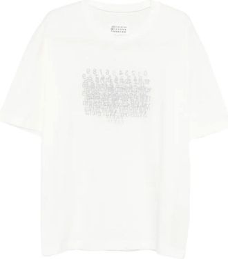 Maison Margiela Off White Cotton T-Shirt