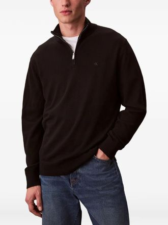 Calvin Klein zip sweater - Black