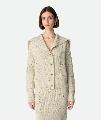 Bottega Veneta Cardigan A Coste Inglesi In Lana - Bottega Veneta