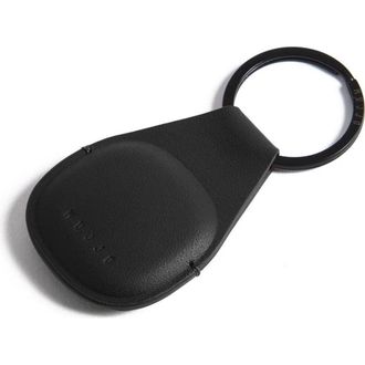 Mujjo Canopy AirTag Keychain in Black at Nordstrom