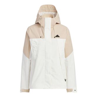 adidas (WMNS) adidas City Escape 3-In-1 Jacket Asia Sizing Beige White JE8589