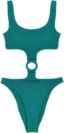 MC2 Saint Barth Swimsuits, female, Green, S/M, Laurel One-piece Swimsuit