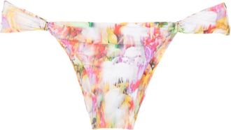 Lenny Niemeyer Slip bikini con stampa grafica - Toni neutri