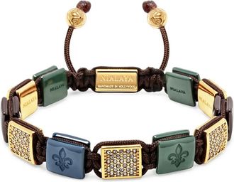 Nialaya Bracciale Ceramic Flatbead - Rosso