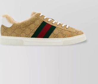 Gucci suede low-top sneakers