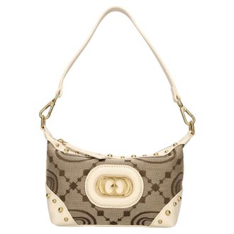 La Carrie Tassen, Dames, Beige, ONE Size, Leer, LA Carrie