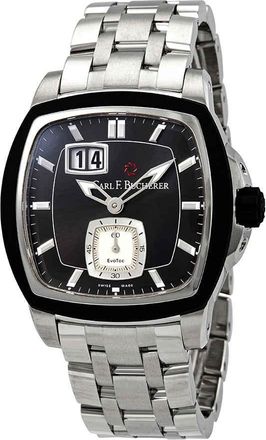 Bucherer Patravi EvoTec BigDate Automatic Black Dial Mens Watch 00.10628.13.33.21