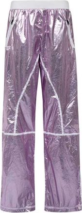 Tom Ford Contrasterende Rand Technische Stof Broek - Dames - Wijde Broeken - Roze - 3XS - Broeken