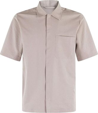 Herno short-sleeve shirt - men - Polyester - 46 - Neutrals