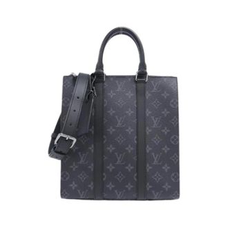 Louis Vuitton Pre-owned Monogram Eclipse Sac Plat Cross - - Pre-owned - Uomo - Nero - ONE SIZE