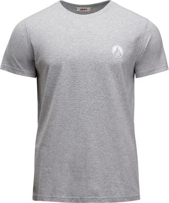 Jott Pietro Logo Unisex T-shirt - Dames - T-shirts - Grijs - XL - Katoen - Tops