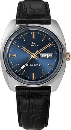 Timex Q Timex Quartz Blue Dial Mens Watch TW2W44800