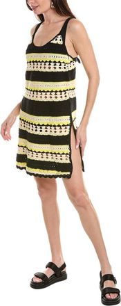 Ganni Crochet Cover-Up Slip Dress
