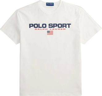 Polo Ralph Lauren logo T-shirt - men - Cotton - S - White