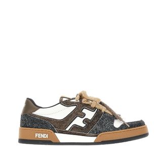 Fendi Leather and suede Fendi Match sneakers Man 7+