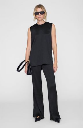 Anine Bing Malia Top in Black at Nordstrom, Size X-Small