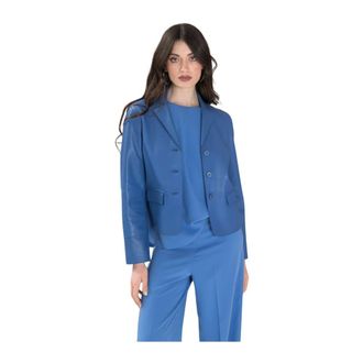 P.A.R.O.S.H. Maciock Blazer - female - P.A.R.O.S.H. - Blazers - Blue - L - Jackets