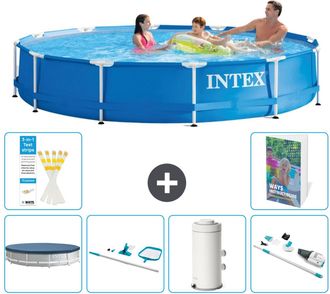 Intex Piscina Con Estructura Redonda - 366x76 Cm - 7-piezas S83