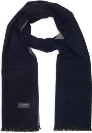 Ted Baker Reversible Silk Scarf in Navy Grey at Nordstrom Rack