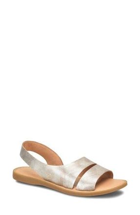 B&oslash;rn Meri Slingback Sandal in Light Gold Champagne at Nordstrom Rack, Size 8