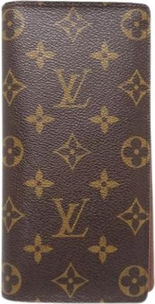 Louis Vuitton Pre-owned Long wallet (bi-fold) - unisex - Vintage Accessoires - Bruin - ONE Size - Vintage