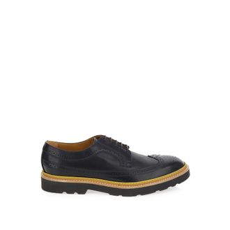 Paul Smith Blauwe leren Count schoenen met rubberen zool - Heren - Veterschoenen - Blauw - 40 EU - Leer - Schoenen