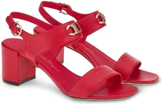 Ferragamo Gancini Sandal - Red