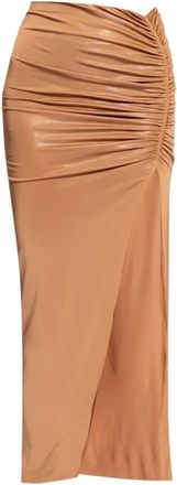 Rick Owens Svita Rok - Dames - Maxi Rokken - Beige - M - Rokken
