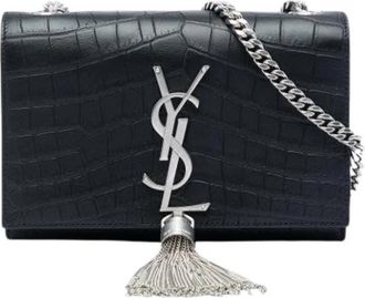 Saint Laurent Pre-owned Kate Cross Body Bag - Dames - Vintage Schoudertas - Zwart - ONE Size - Leer - Vintage