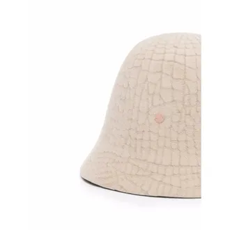 Flapper H59FE006FW21 Cracked Rabbit Felt Bucket Hat - Beige