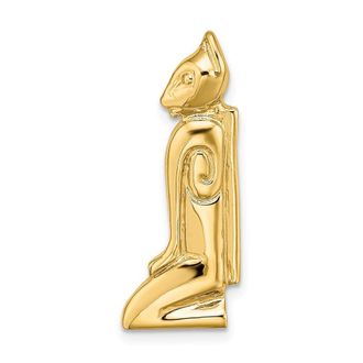 Diamond2Deal 14k Yellow Gold MARCO ISL Cat Slide