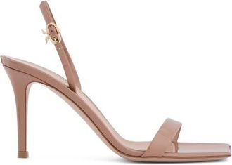 Gianvito Rossi Ribbon Stiletto 85 Sandals in Praline at Nordstrom, Size 40.5
