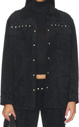 Amanda Uprichard Nirvana Jacket In Black