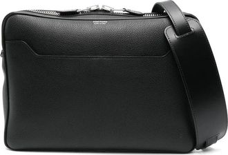 Tom Ford Tassen, Heren, Zwart, ONE Size, Zwarte heuptas met ritssluiting