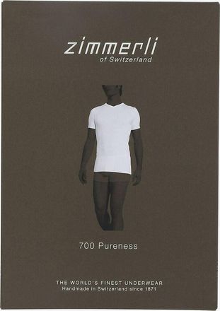 Zimmerli T-Shirt mit V-Kragen 700 Pureness