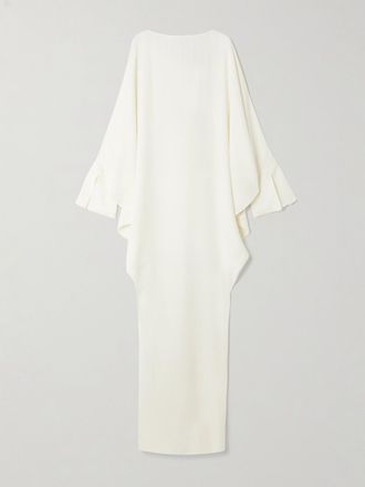 Taller Marmo Abito In Cr&ecirc;pe Drappeggiato Truman - Crema