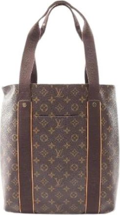 Louis Vuitton Pre-owned Tote Bags, male, Brown, Size: ONE SIZE Pre-owned Cabas Beaubourg Monogram Tote Bag