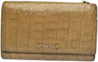 Miu Miu Pre-owned Vintage Wallet - - Pre-owned - Donna - Marrone - ONE SIZE