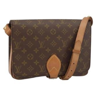 Louis Vuitton Pre-owned Cross Body Bags, female, Brown, Size: ONE SIZE Pre-owned Canvas Cross Body Bag