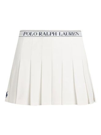 Polo Ralph Lauren Air Tech geplooide rok - Wit