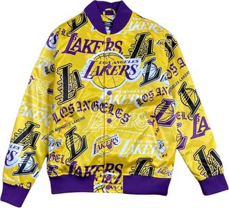 Pro Standard Los Angeles Lakers Track Jacket In Yellow
