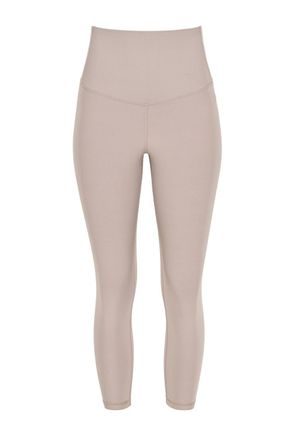 Winshape Leggings WINSHAPE 7/8-Tights HWL317C, Damen, Gr. XXL, Normalgr&ouml;ssen, cappuccino, 85% Polyester, 15% Elasthan, Hosen Leggings, mit V-Shape Applikation 