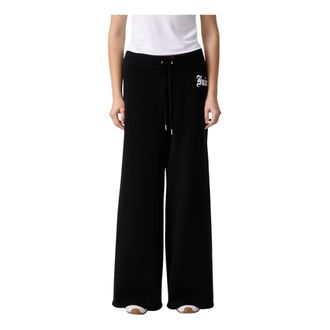 Juicy Couture Gebreide Diamante Broek - Dames - Broeken - Zwart - Maat: S Viscose