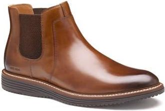 Johnston & Murphy Upton Chelsea Boot in Tan Full Grain at Nordstrom Rack, Size 10.5