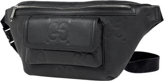 Gucci Black Leather Sling Bag (Pre-Owned)
